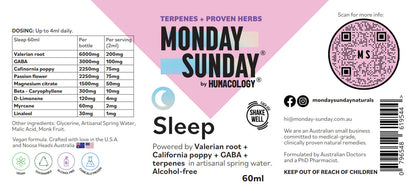 Monday Sunday Sleep Tincture